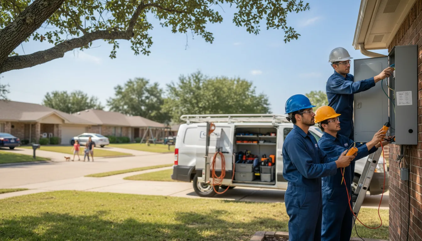 Certified electrician providing emergency electrical services in Stevensville, PA